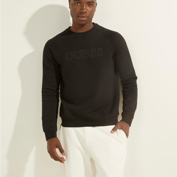 GUESS - Men's Black Sweater in Size L - Picture 1 of 10